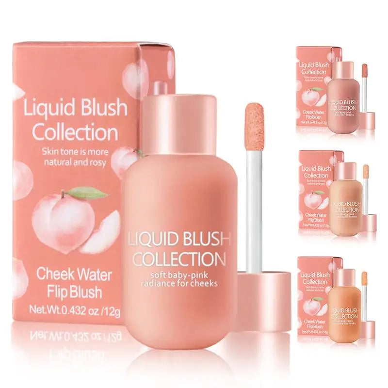 new Liquid Glow Cheek Blush – Multi-Use Gel for Lips & Eyes Natural Radiance Liquid Blush – Lightweight Gel Cream