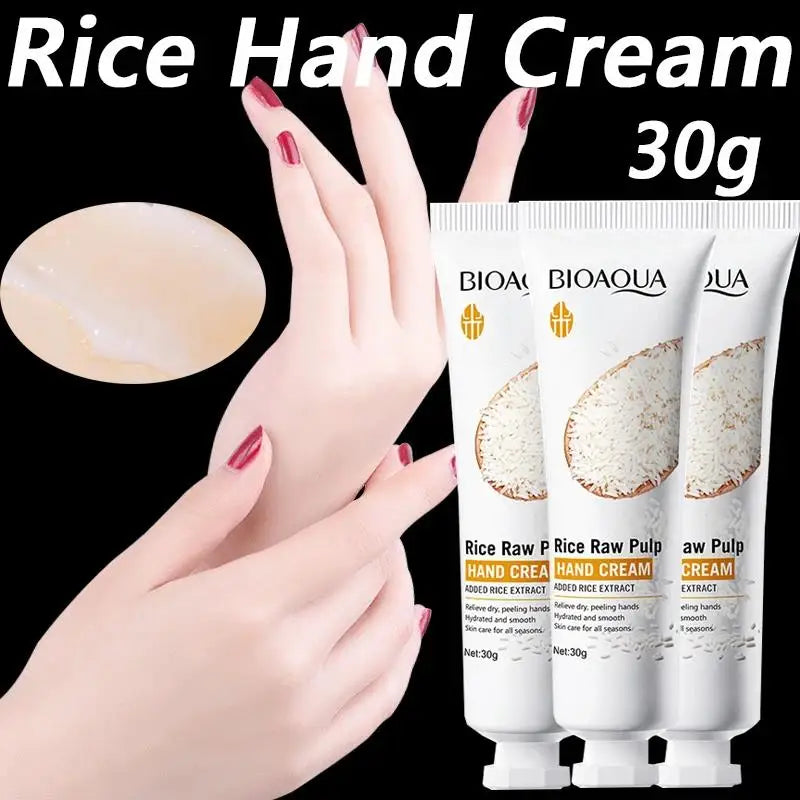 BIOAQUA White Rice Hand Cream – Moisturizing & Nourishing Care
BIOAQUA Rice Extract Hand Cream – Soft & Smooth Hands