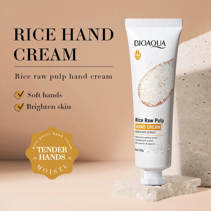 BIOAQUA White Rice Hand Cream – Moisturizing & Nourishing Care
BIOAQUA Rice Extract Hand Cream – Soft & Smooth Hands