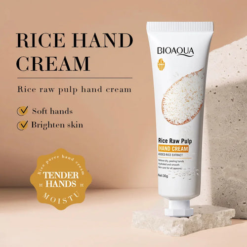 BIOAQUA White Rice Hand Cream – Moisturizing & Nourishing Care
BIOAQUA Rice Extract Hand Cream – Soft & Smooth Hands
