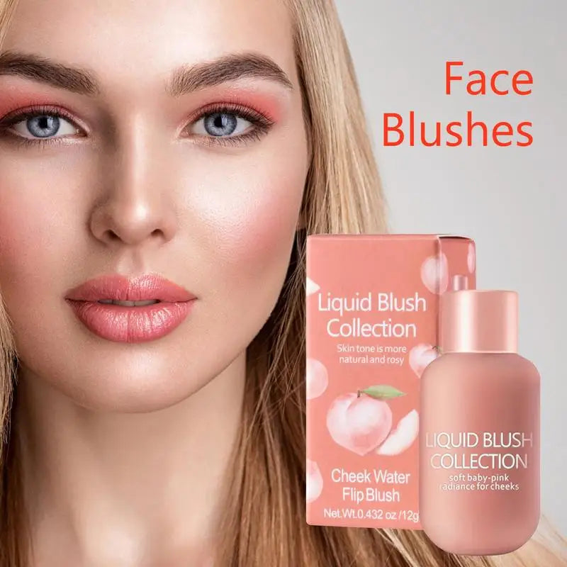 new Liquid Glow Cheek Blush – Multi-Use Gel for Lips & Eyes Natural Radiance Liquid Blush – Lightweight Gel Cream